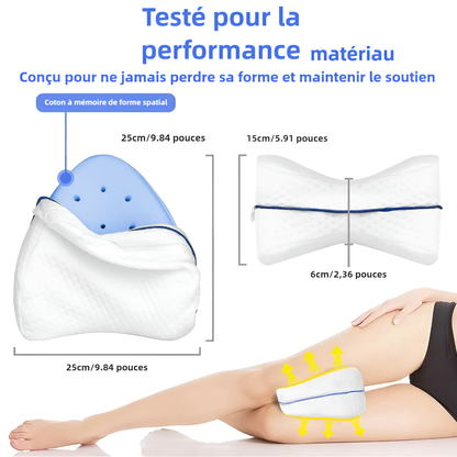 Oreiller orthopédique pour la douleur des hanches et le lit de grossesse